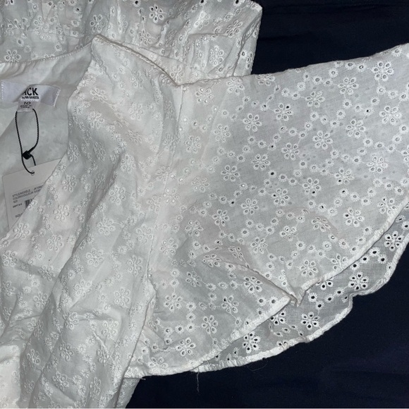 BNWT Jack by BB Dakota Eyelet Cotton Wrap Dress - Picture 3 of 12